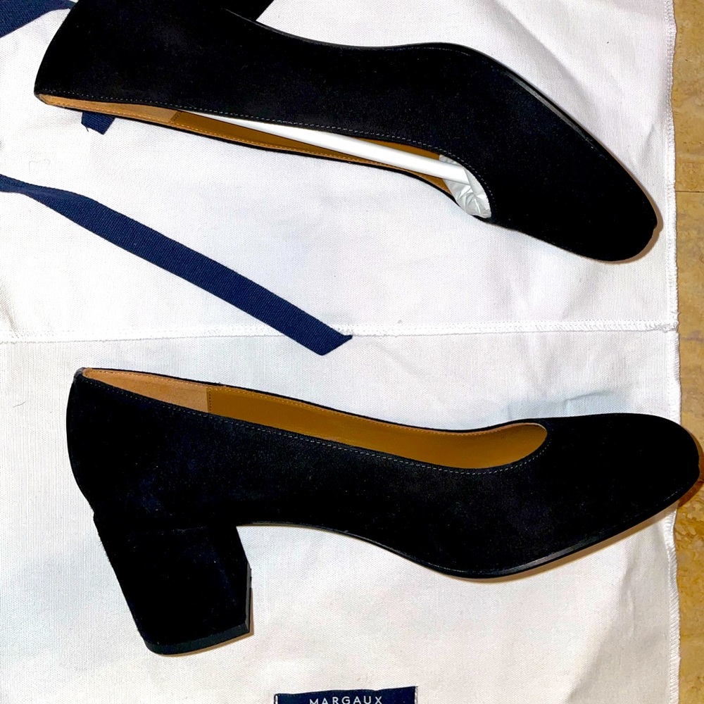 Margaux Suede Block Heel